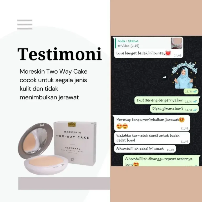 Testimoni Moreskin Two Way Cake