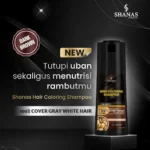 SHANAS Hair Coloring Shampoo Dark Brown