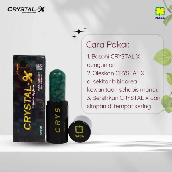 Cara Pakai Crystal X