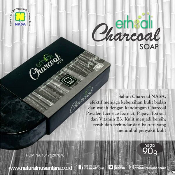 ERHSALI Charcoal Soap - Gambar 2