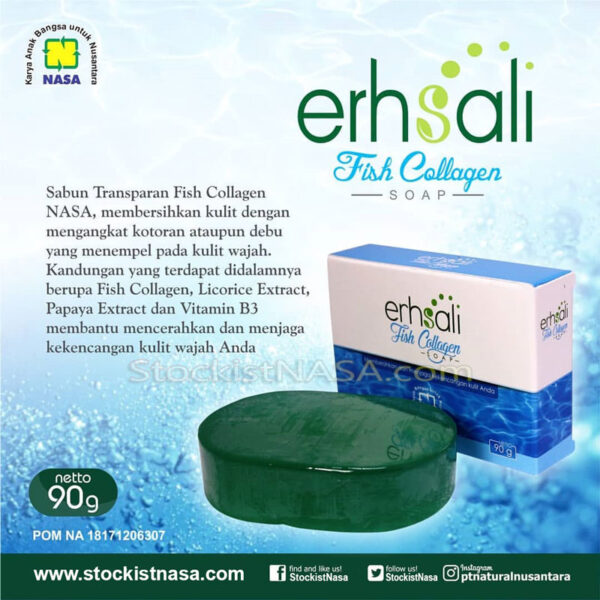 ERHSALI Fish Collagen Soap - Gambar 2