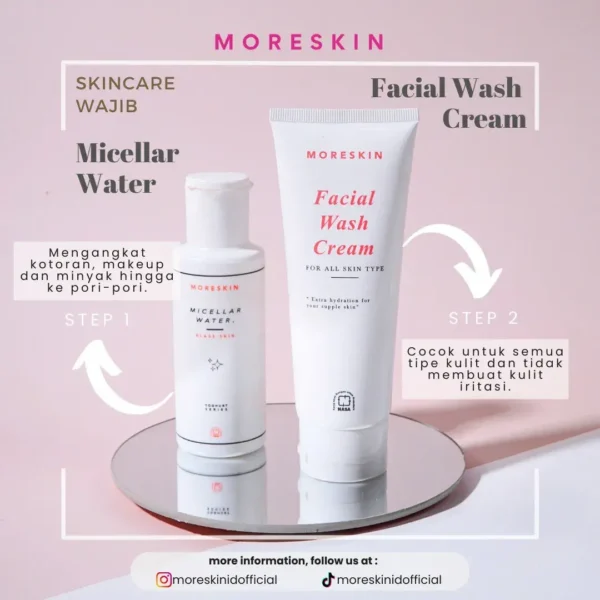 Moreskin Facial Wash Cream - Gambar 3