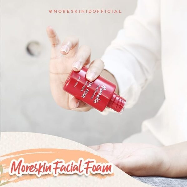 MORESKIN Facial Foam Anti Aging - Gambar 4