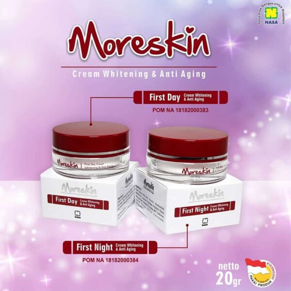 MORESKIN First Day Cream Anti Aging - Gambar 2