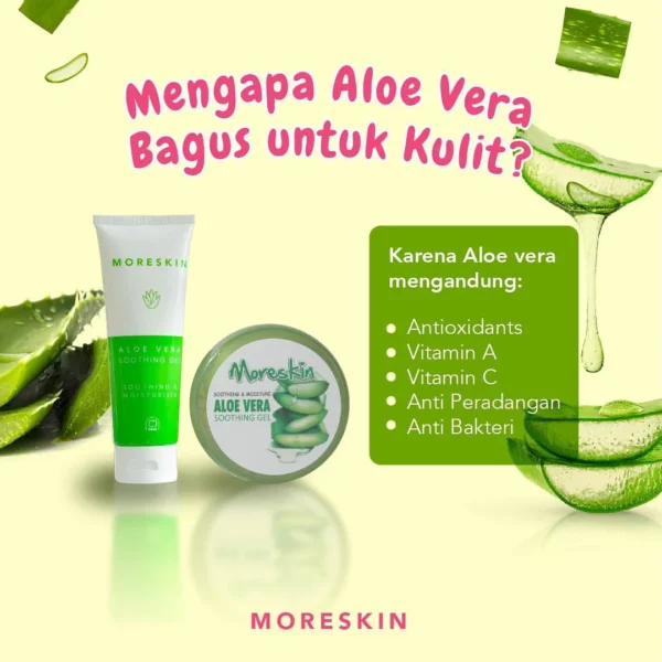 MORESKIN Aloe Vera Gel - Gambar 2