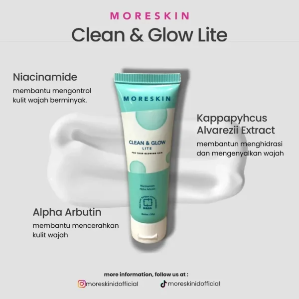 Clean & Glow Lite Cream - Gambar 3