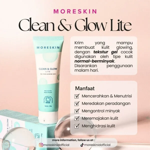 Clean & Glow Lite Cream - Gambar 2