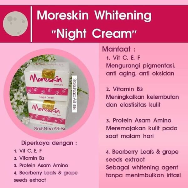Moreskin Night Cream - Gambar 2