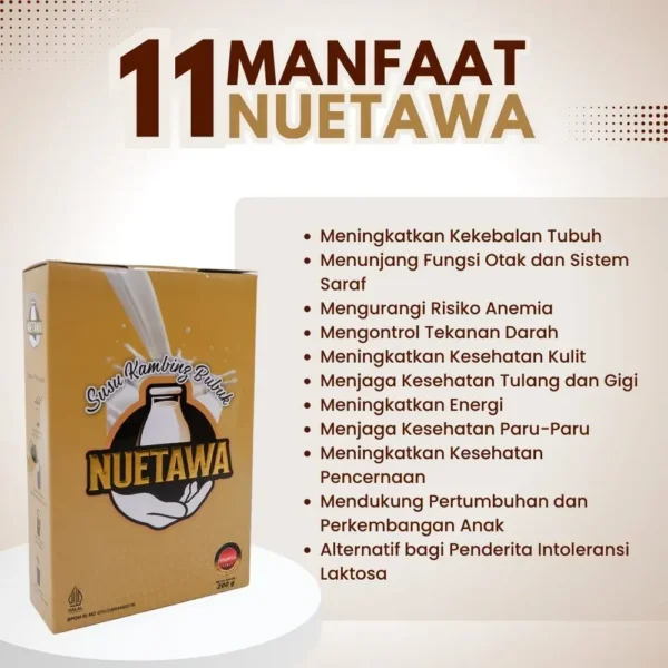 Nuetawa Susu Kambing Bubuk - Gambar 3