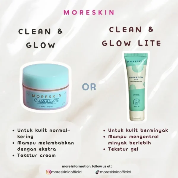 Clean & Glow Lite Cream - Gambar 4