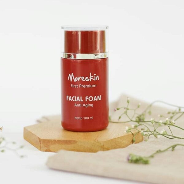 MORESKIN Facial Foam Anti Aging - Gambar 3