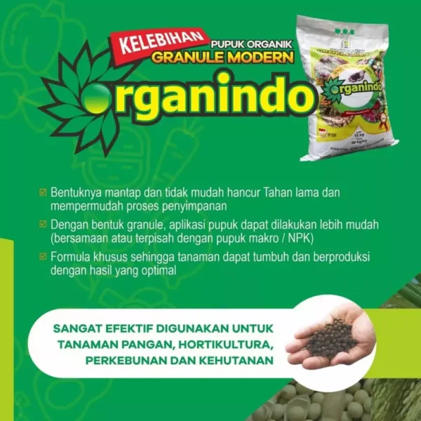 Pupuk Organik Granule Organindo - Gambar 3