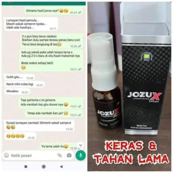 JozuX Hygiene for Man Spray - Gambar 4