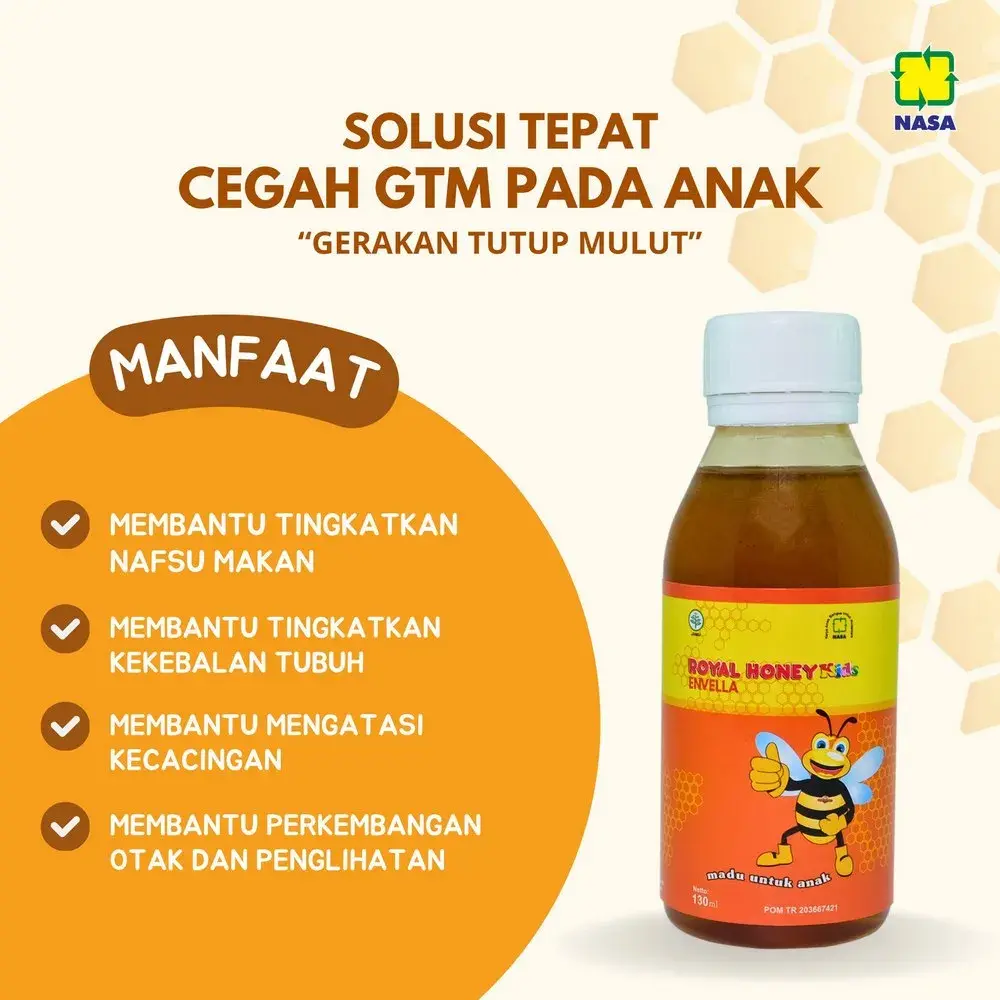 Manfaat Madu Kids Nasa